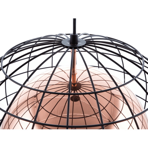 Candeeiro suspenso LIRI Metal Cobre