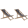 Beliani Cadeira loungerelax AVELLINO