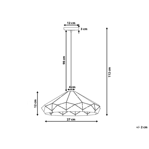 Candeeiro suspenso NEVOLA Metal Branco