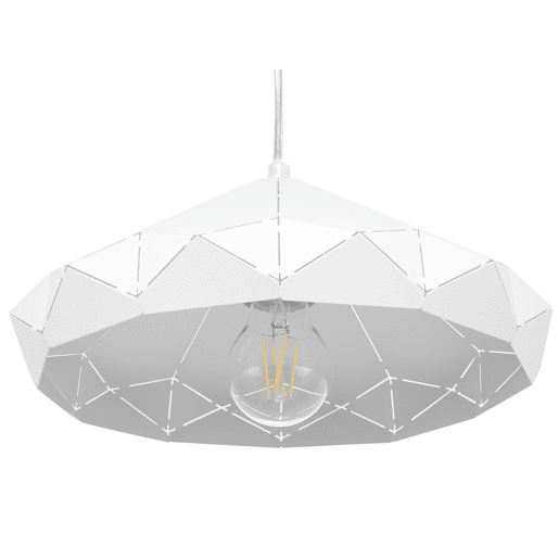 Candeeiro suspenso NEVOLA Metal Branco