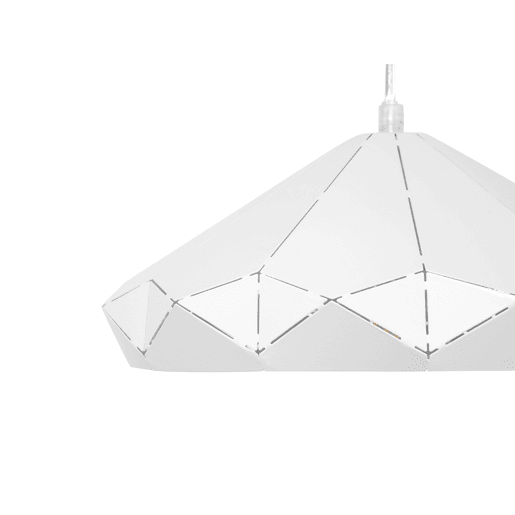 Candeeiro suspenso NEVOLA Metal Branco