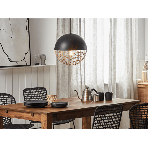 Candeeiro suspenso PADMA Metal Preto
