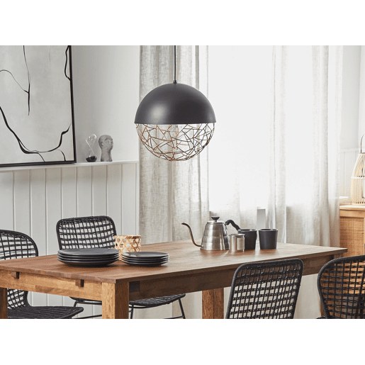 Candeeiro suspenso PADMA Metal Preto