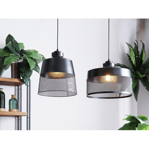 Candeeiro suspenso MUGA Metal Preto