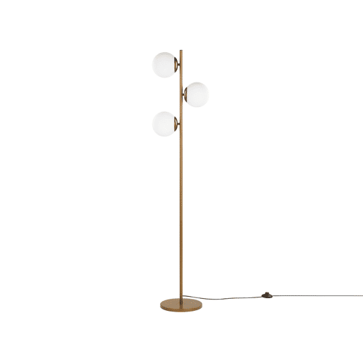 Candeeiro de pé WADI Metal Dourado