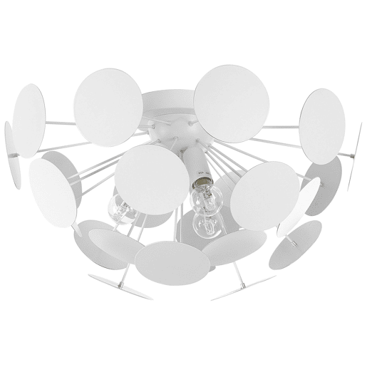 Iluminação de tecto MARITSA Metal Branco