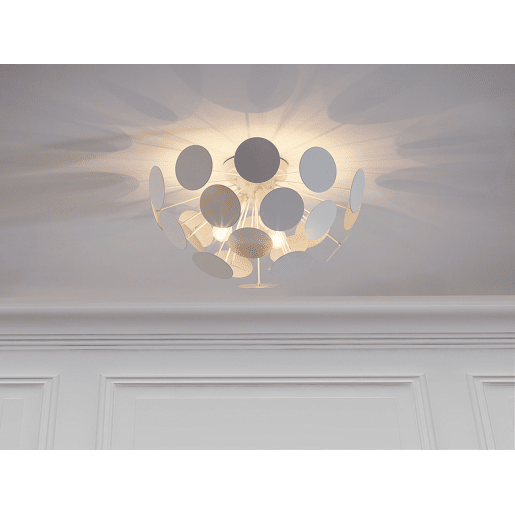 Iluminação de tecto MARITSA Metal Branco