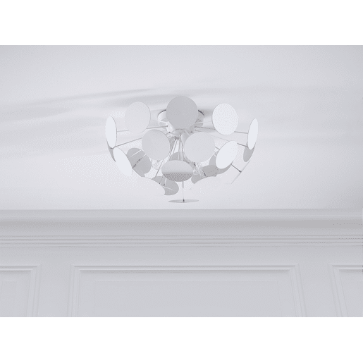 Iluminação de tecto MARITSA Metal Branco