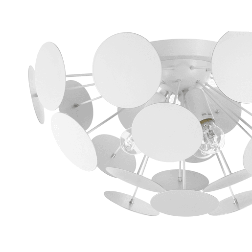 Iluminação de tecto MARITSA Metal Branco