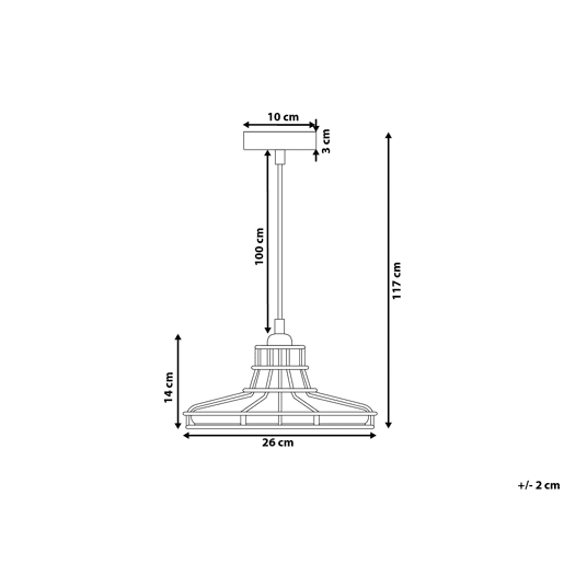 Candeeiro suspenso TORRE Vidro Cobre Candeeiro suspenso TORRE Vidro Cobre