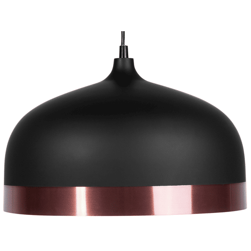 Candeeiro suspenso PARINA Metal Preto