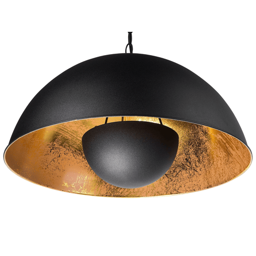 Candeeiro suspenso THAMES Metal Preto