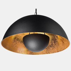 Candeeiro suspenso THAMES Metal Preto