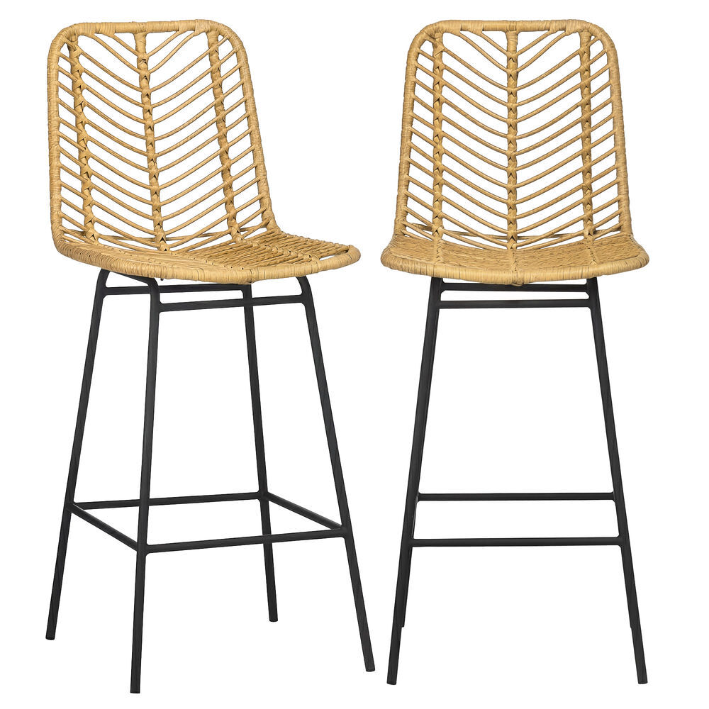 Taburetes de Cocina PE, Acero HOMCOM, hogar - cocina