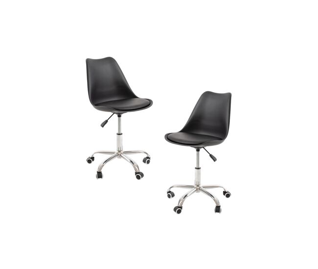 Pack 2 sillas neo - negro