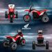 Moto Eléctrica Infantil PP, Metal HOMCOM Moto Eléctrica Infantil PP, Metal HOMCOM Rojo