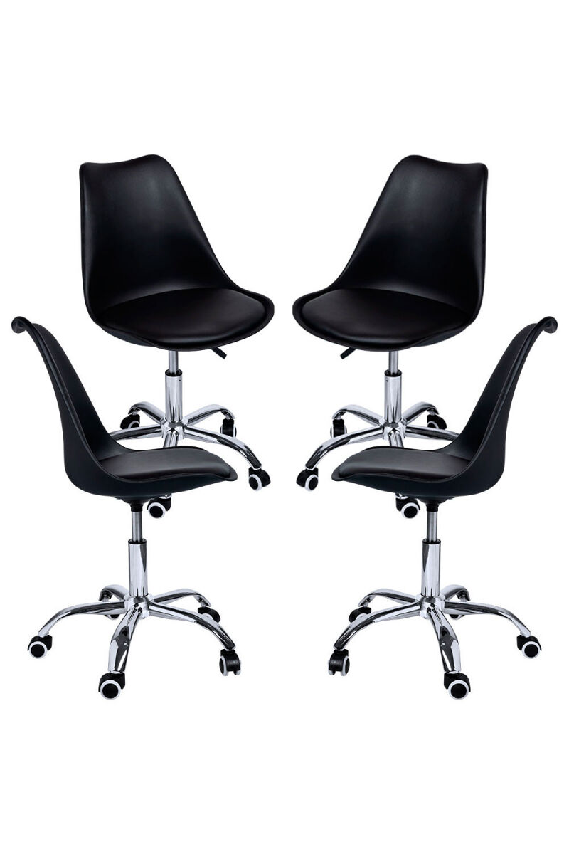 Pack 4 sillas neo - negro