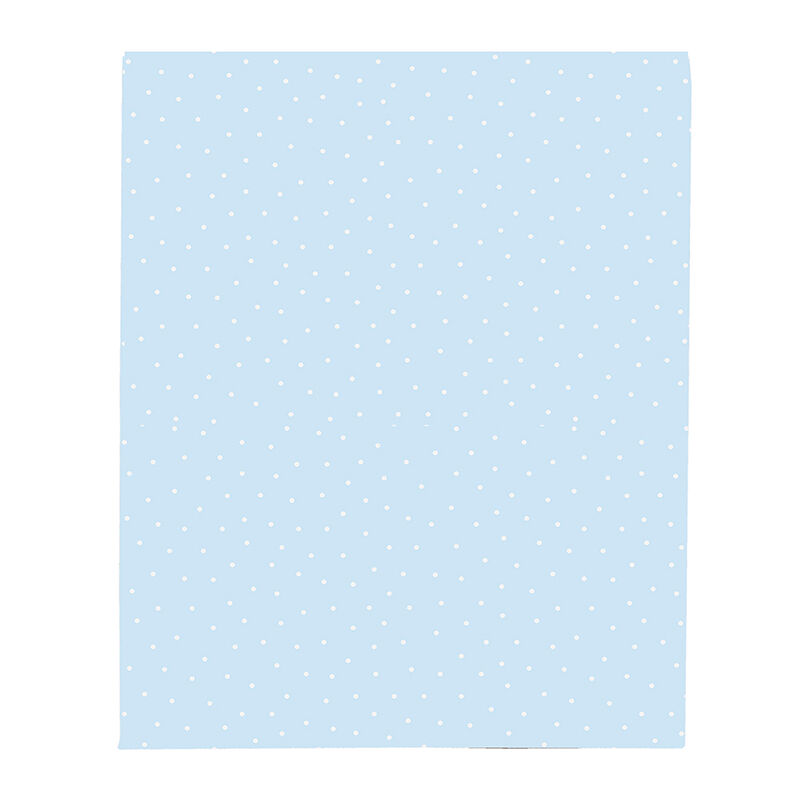Funda nórdica reversible de 50% poliéster - 50% algodón. con estampación de topos. azul 260x240cm