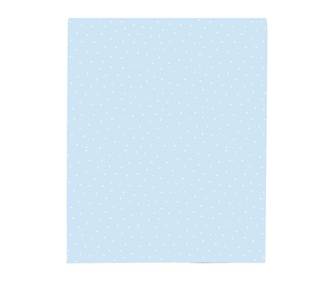 Funda nórdica reversible de 50% poliéster - 50% algodón. con estampación de topos. azul 260x240cm