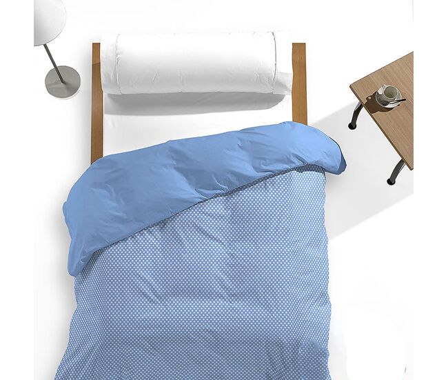 Funda nórdica estampada topos de poliéster-algodón 180x220cm