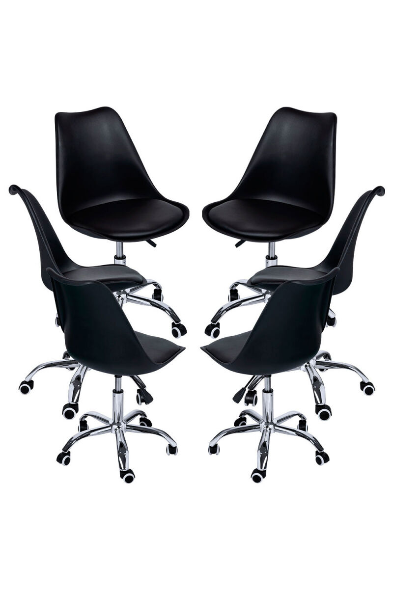 Pack 6 sillas neo - negro