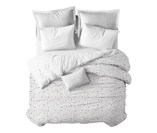Funda nórdica florecitas florecitas - blanco - cama150 (240x270)