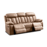 Sofá Kendal de 3 lugares para relaxar Bege 208cm x 101 x 97cm cm