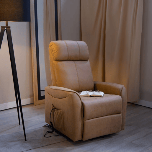 Cadeira de relaxamento Karl Powerlift Pedra 72,5 x 104 x 87160cm cm