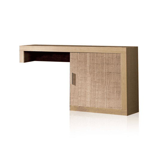 Unidade base Nuka 1 porta Tofe - Têxtil 130 x 60 x 29,7 cm