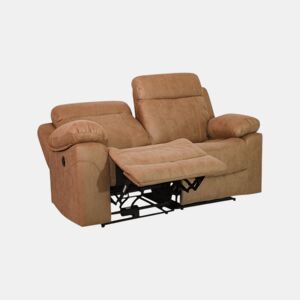 Sofá de 2 lugares para relaxar Nellie Pedra 164 x 102 x 96 cm