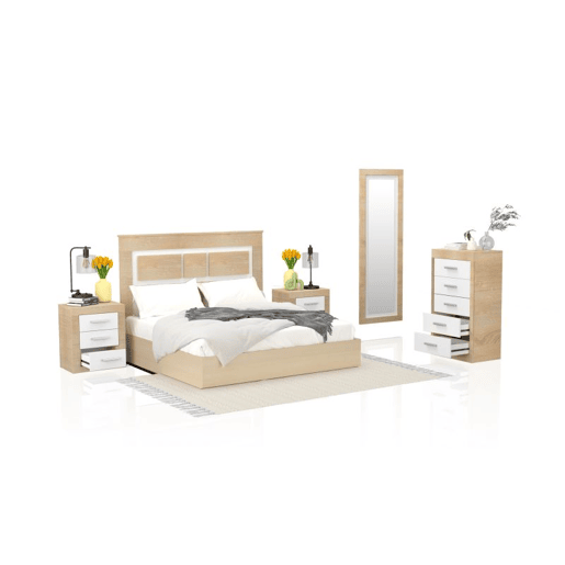 Quarto Kira 5C, duehome, Cambria - Branco
