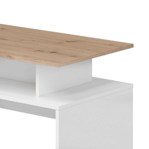 Mesa centro elevable Iris Artik Branco (Branco mate) - Carvalho Nodi 108 x 43 x 50 cm