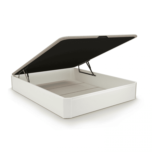 Sommier rebatível de luxo 3D Branco 150x190 cm