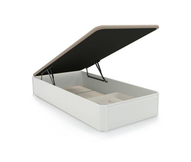 Canapé con zapatero 90x190 cm en blanco luxury plus 3d blanco 90x190 cm