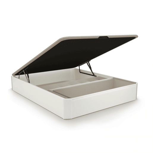 Sommier rebatÃvel luxo S-Max 3D Branco 150x190 cm Sommier rebatÃvel luxo S-Max 3D Branco 150x190 cm