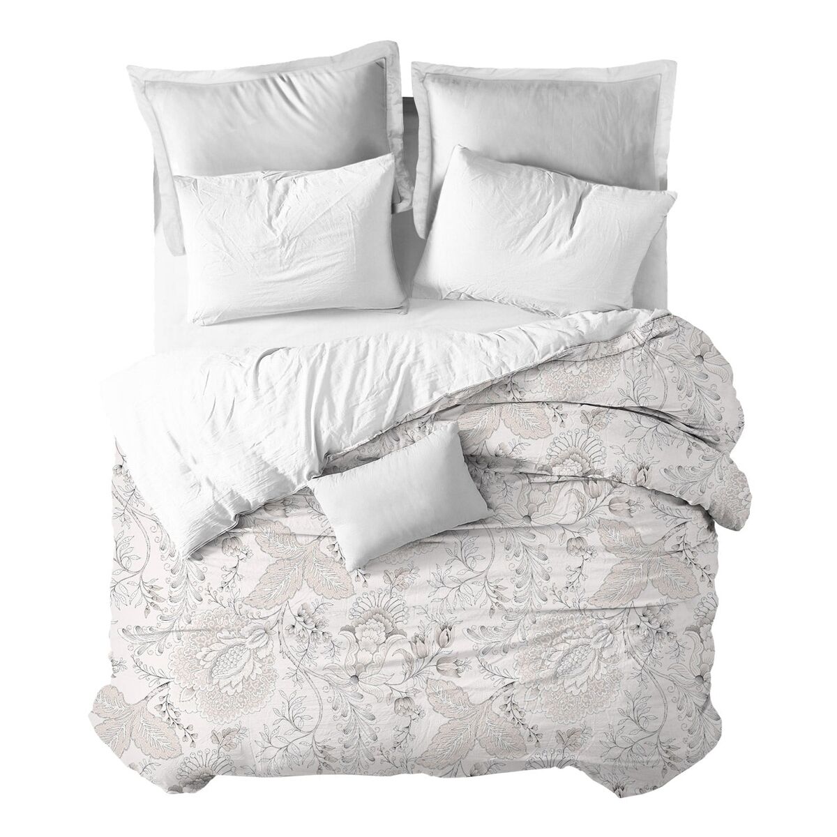 Funda nórdica paisley air paisley - blanco - cama150 (240x270)