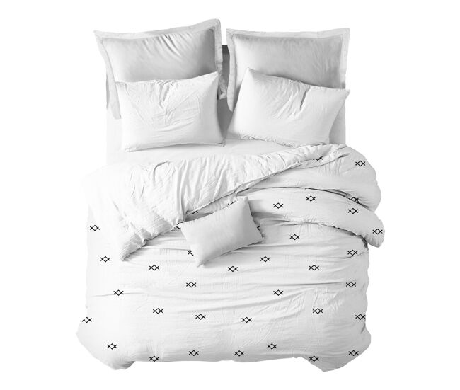 Funda nórdica runa runa - blanco - cama90 (160x270)