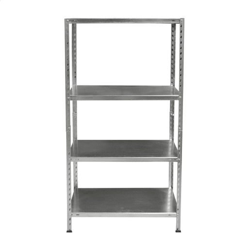 Prateleira de metal com 4 baldas, 70x37x137 cm
