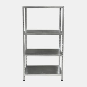 Prateleira de metal com 4 baldas, 70x37x137 cm