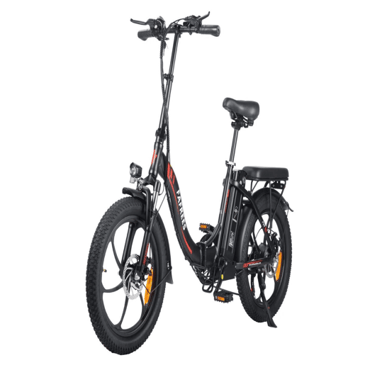 FAFREES F20: Bicicleta Elétrica com Motor de 250W, Bateria de 576WH e Autonomia de 70KM, Freios a Disco, Cor Preta