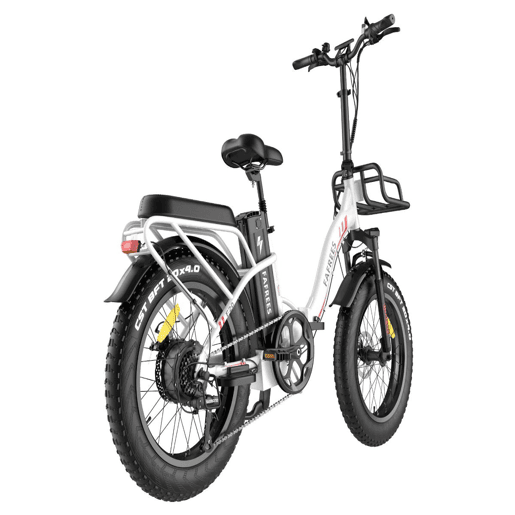 Viva a Aventura com a FAFREES F20 Max: E-bike 500W, Autonomia 110KM, Disco, Cor Branca