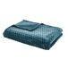 Plaid tacto seda M/Luxury Topo Plaid tacto seda M/Luxury Topo Petroleo