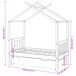 Estructura De Cama Infantil 146x77 Estructura De Cama Infantil 146x77 Blanco