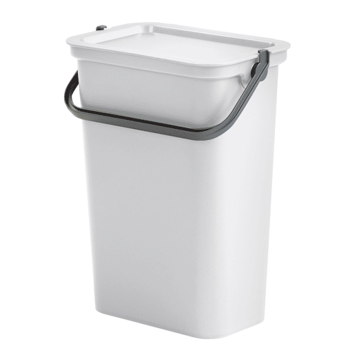 White 10L Asa Papelera
