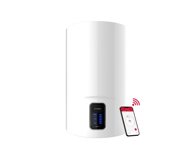 Termo eléctrico, ariston, lydos wifi 50 litros, vertical, clase energetica b