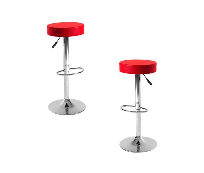 Pack 2 taburetes kros - rojo