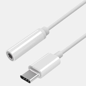 Adaptador USB C para Jack 3.5 mm Aisens A109-0384 Branco 15 cm