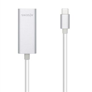 Adaptador USB para Ethernet Aisens A109-0505 15 cm Gigabit Ethernet Prata