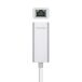 Adaptador USB a Ethernet A109-0505 Adaptador USB a Ethernet A109-0505 Plateado