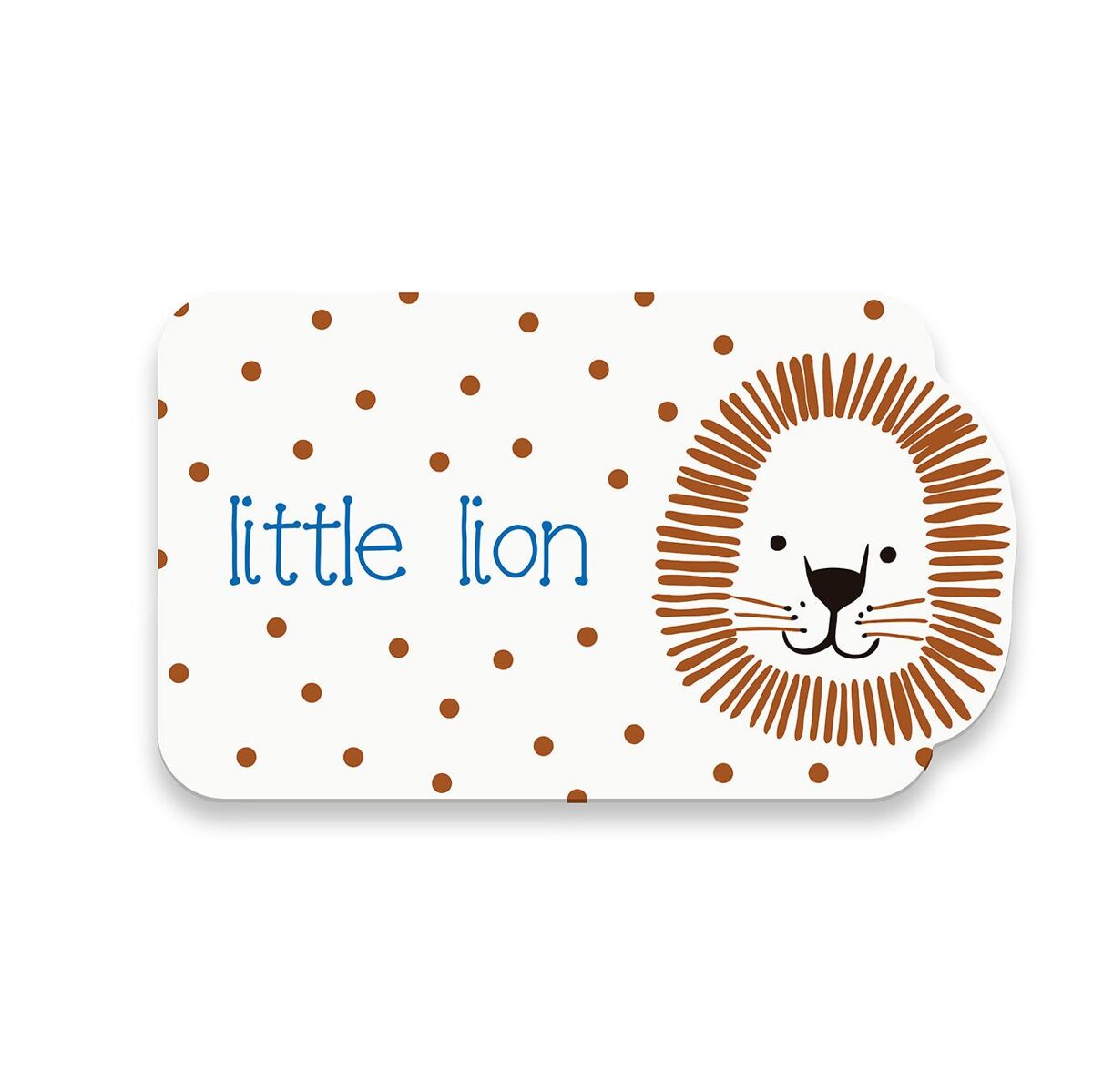 Mantel individual infantil leoncio leoncio - multicolor - 30x46 cm